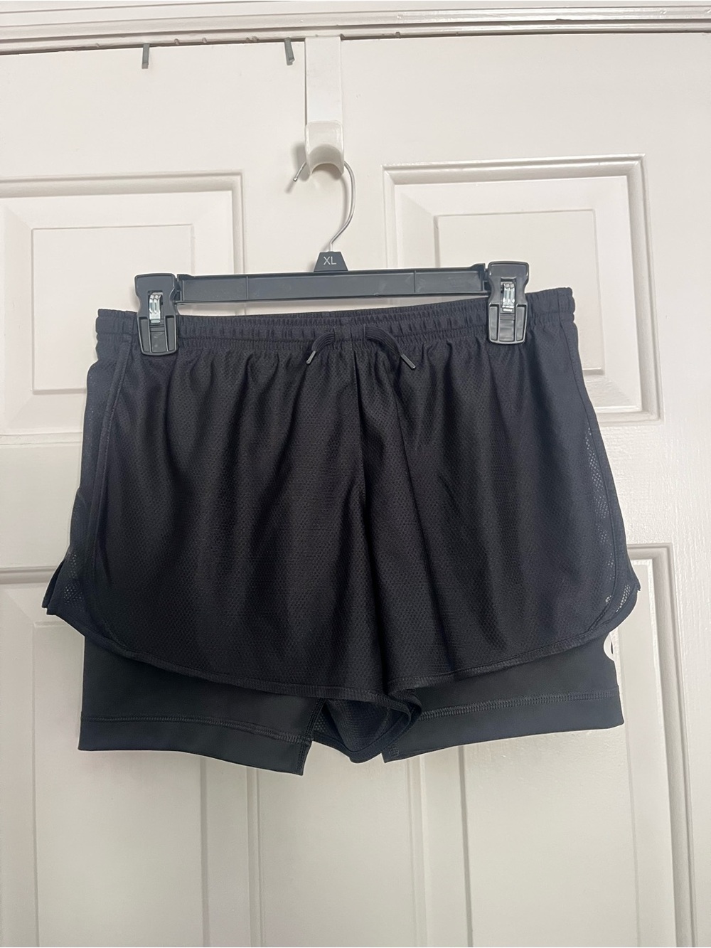Nike Black Layered Athletic Shorts